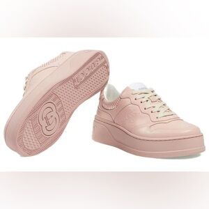 Gucci pink sneakers